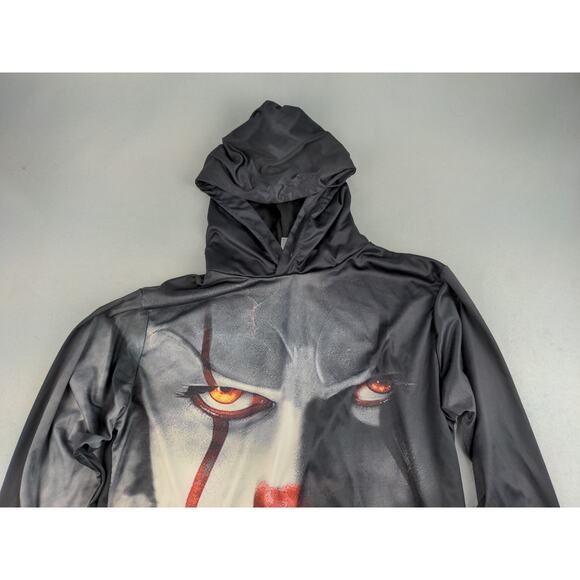 Devin Du 100% Polyester Hoodie Sweatshirt SZ XL Pennywise IT Stephen King Horror - Picture 5 of 12